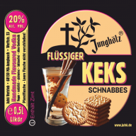 Flüssiger Keks Schnabbes-Etikett