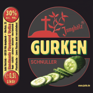 Gurken Schnuller-Etikett