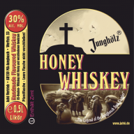 Honey Whiskey-Etikett