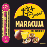 Maracuja Schnabbes-Etikett