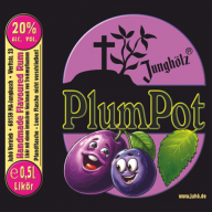 Plum Pot-Etikett