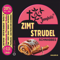 Zimtstrudel Schnabbes-Etikett