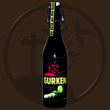 Bügelflasche mit GURKEN-Schnuller